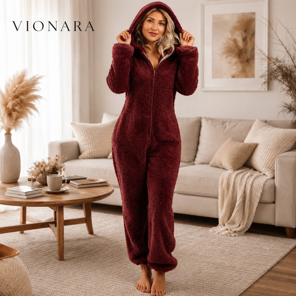 Vionara - Combinaison d’intérieur zippée en polaire douce | Vionara