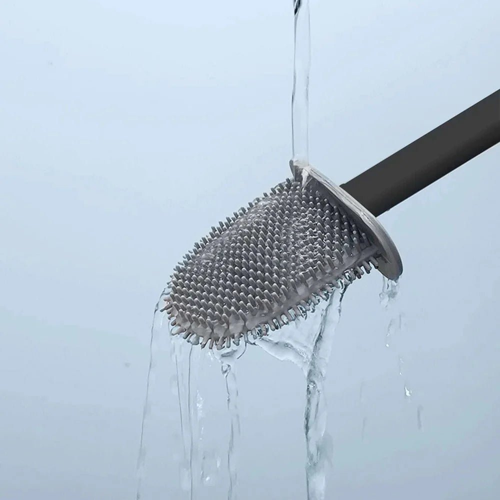 Vionara - Brosse WC silicone antibactérien murale | Vionara