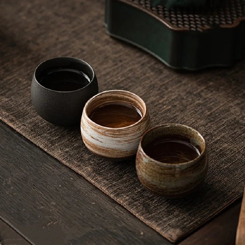 Vionara - Tasses à espresso en céramique artisanale émaillée | Vionara