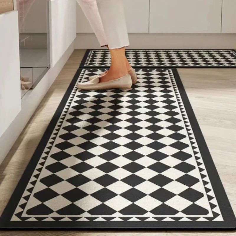 Vionara - Tapis de cuisine antidérapant en textile texturé | Vionara