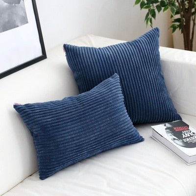 Vionara - Housse de coussin en velours côtelé doux et texturé | Vionara