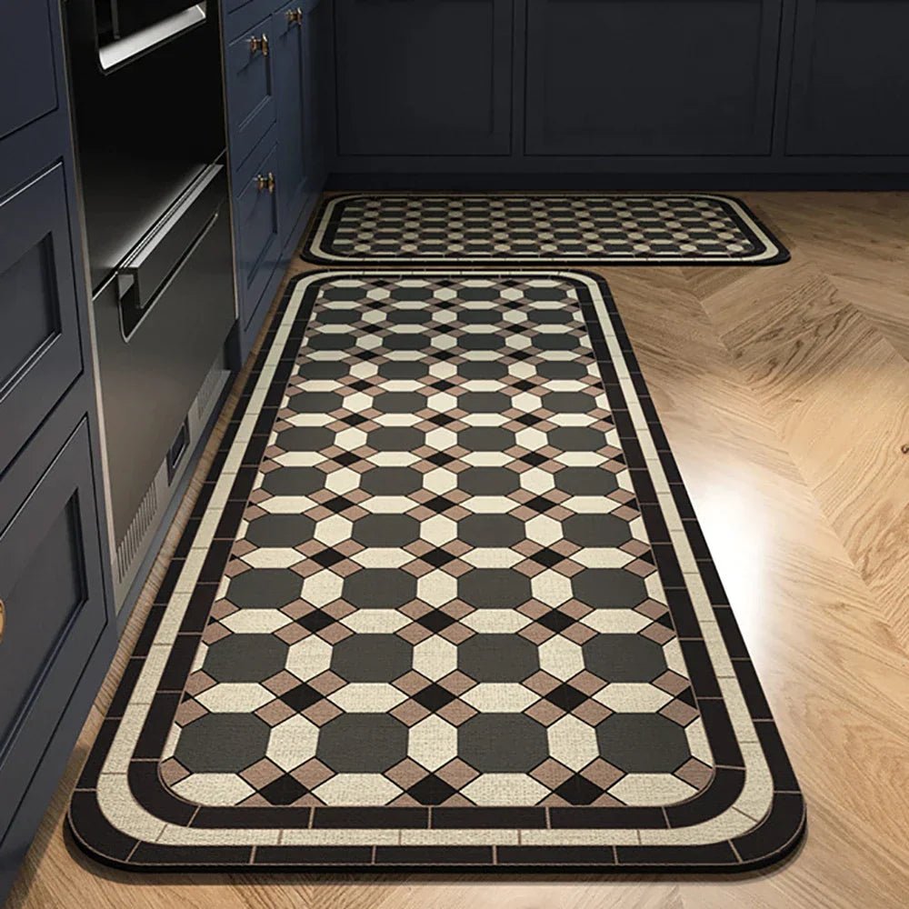 Vionara - Tapis de cuisine antidérapant en textile texturé | Vionara