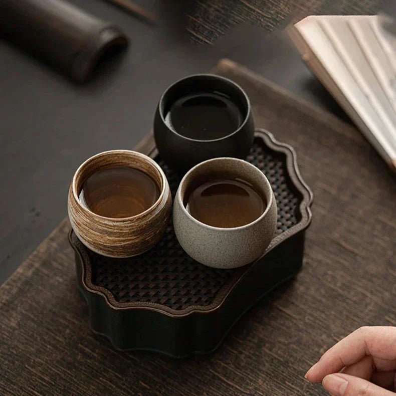 Vionara - Tasses à espresso en céramique artisanale émaillée | Vionara