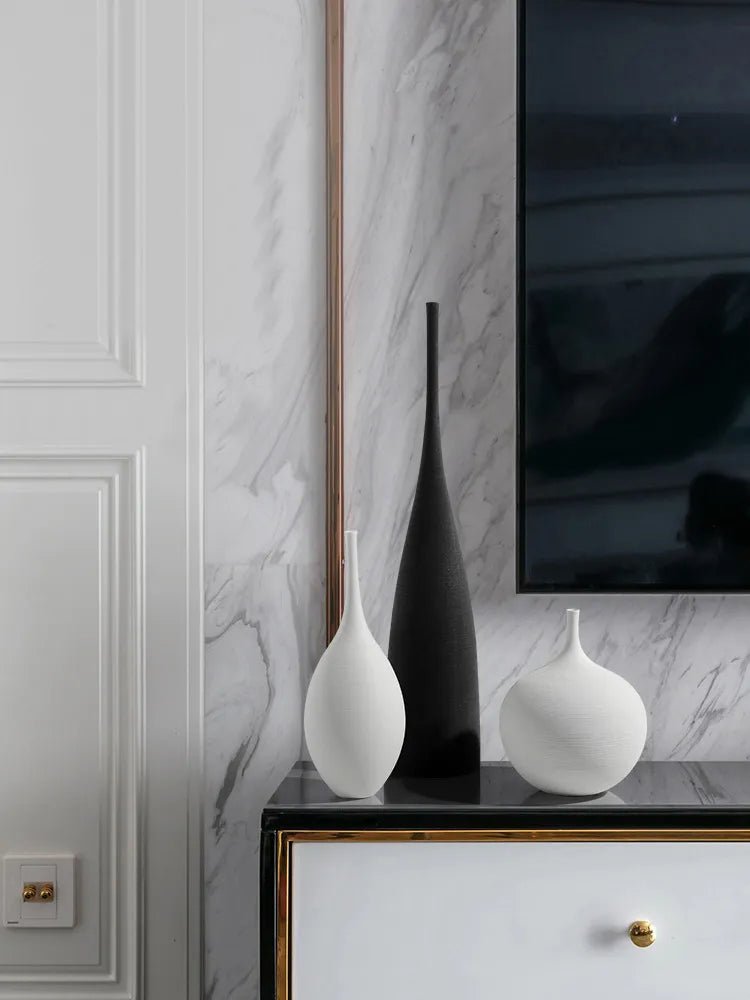 Vionara - Vase en céramique mate minimaliste – style scandinave | Vionara