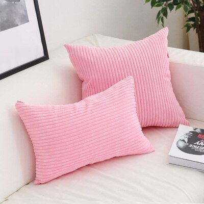 Vionara - Housse de coussin en velours côtelé doux et texturé | Vionara