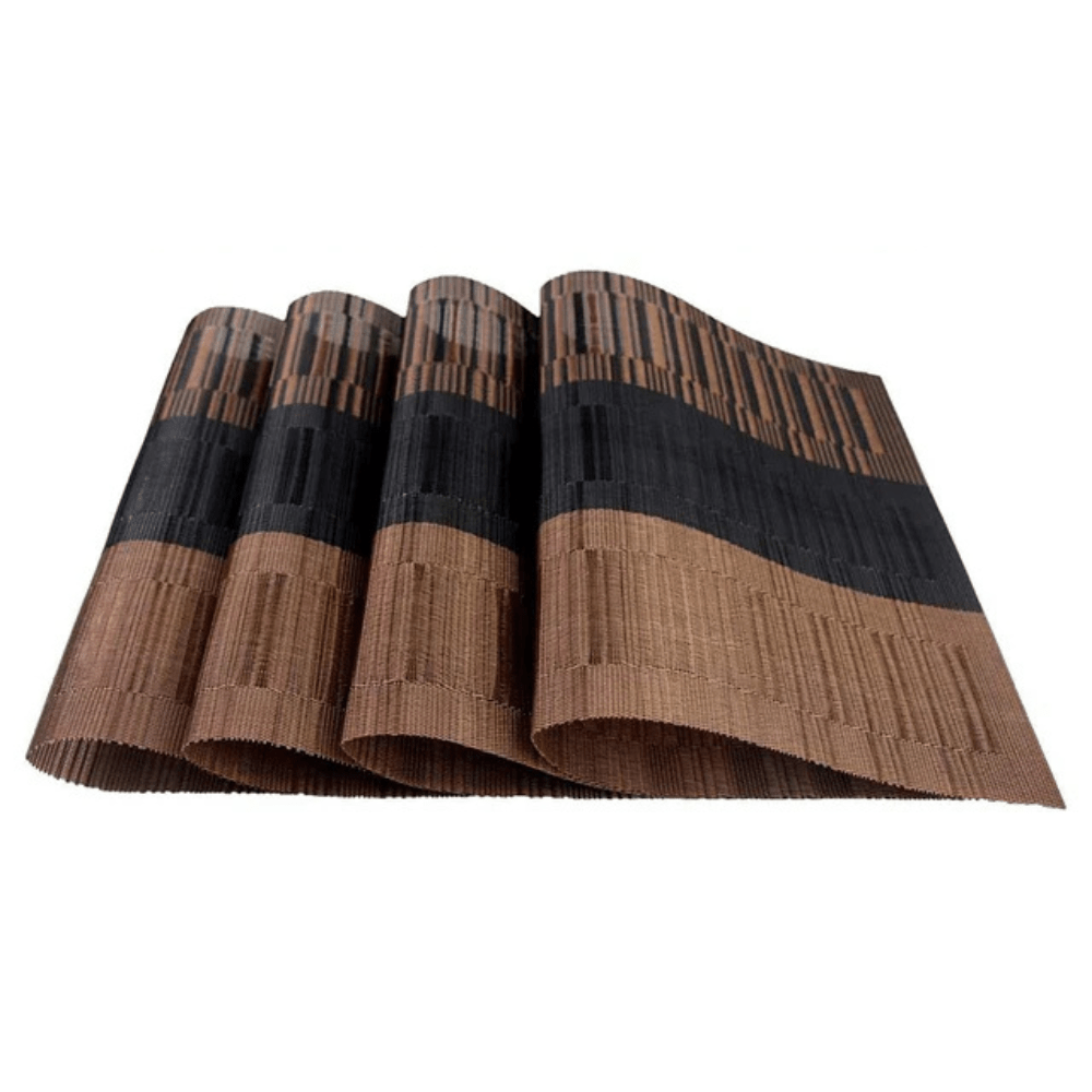 Vionara - Set de sets de table tissés lavables – Surface résistante à la chaleur | Vionara