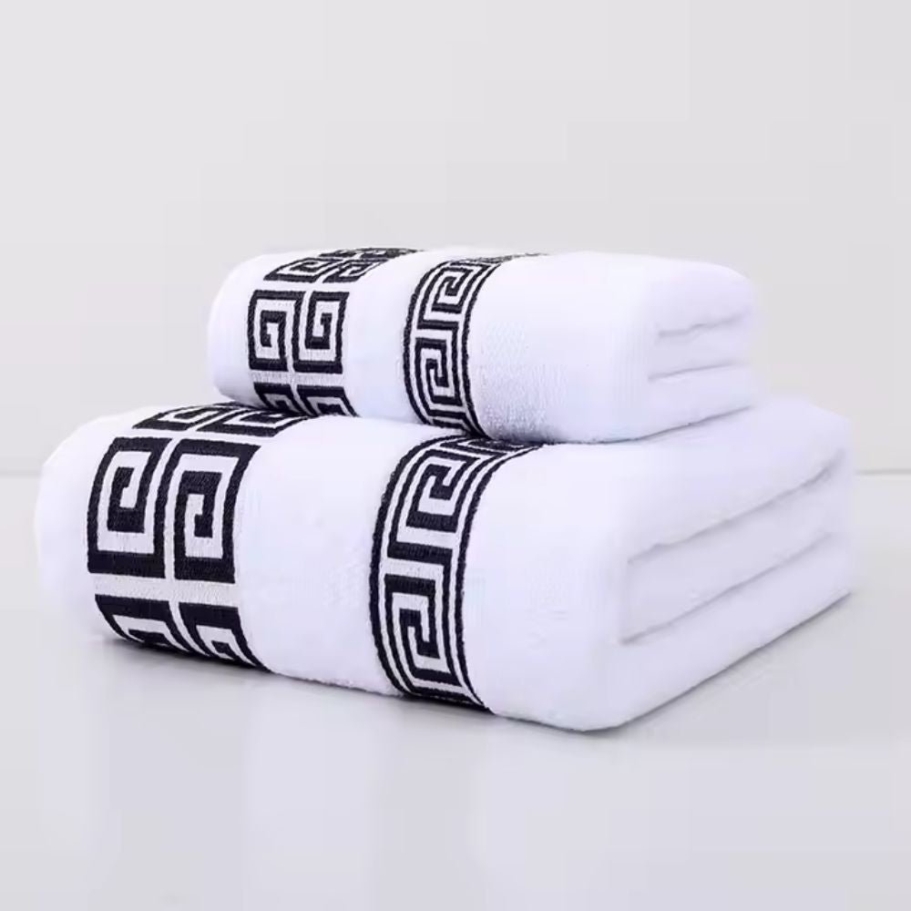 Vionara - Lot de serviettes en coton éponge absorbant | Vionara