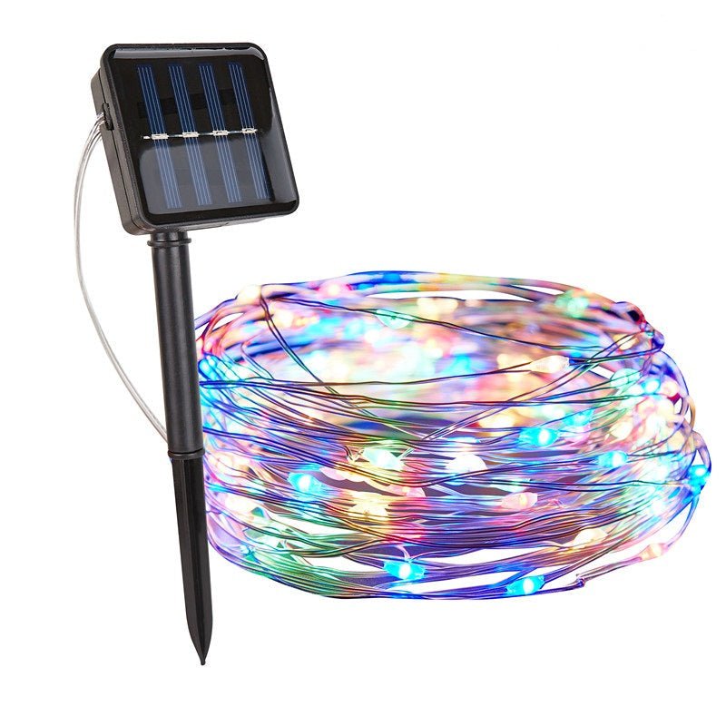 Vionara - Guirlande lumineuse solaire en cuivre étanche | Vionara