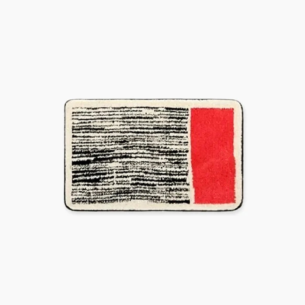 Vionara - Tapis de bain en polyester à motif abstrait antidérapant | Vionara