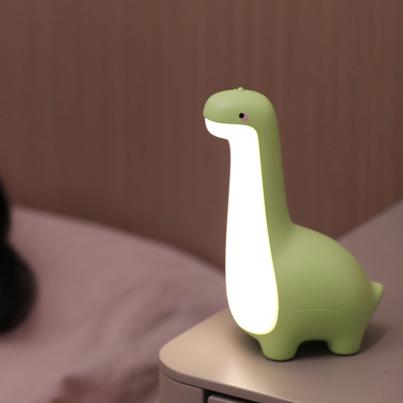 Vionara - Veilleuse LED en silicone dinosaure avec cou long | Vionara