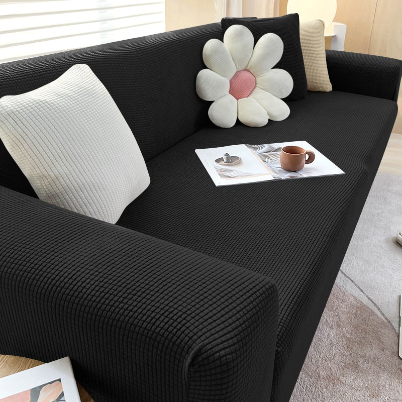 Vionara - Housse de canapé extensible en tissu texturé | Vionara