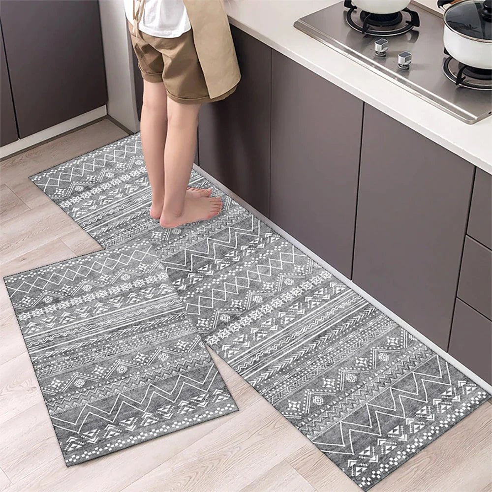Vionara - Tapis de cuisine antidérapant en textile texturé | Vionara