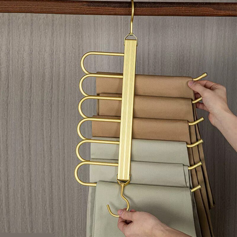 Vionara - Cintre à pantalons gain de place en aluminium | Vionara