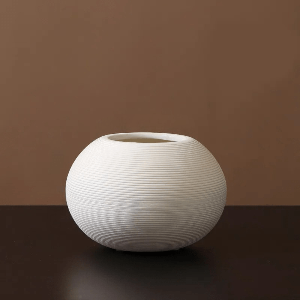 Vionara - Vase en céramique mate minimaliste – style scandinave | Vionara