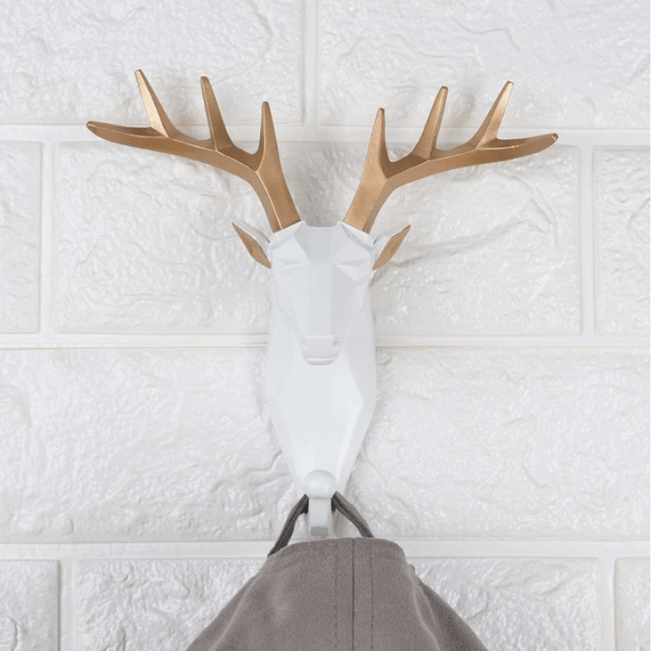 Vionara - Patère murale décorative en résine – Design géométrique animalier | Vionara