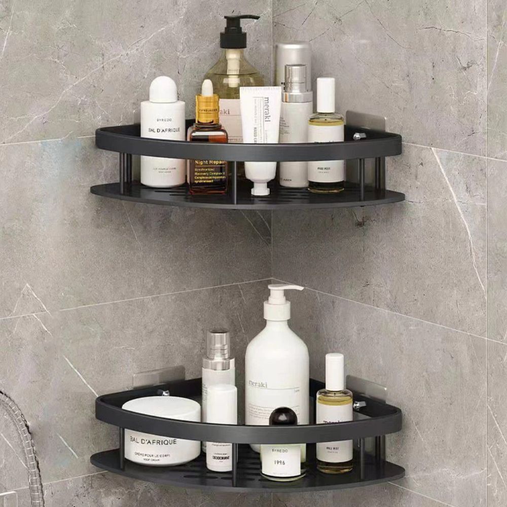 Vionara - Étagère murale en aluminium mat pour douche | Vionara