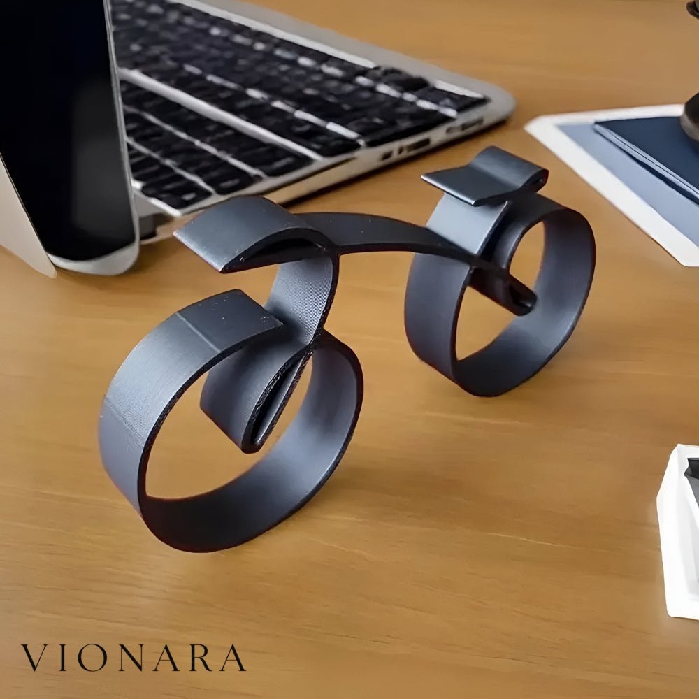 Vionara - Sculpture cycliste en métal style minimaliste | Vionara