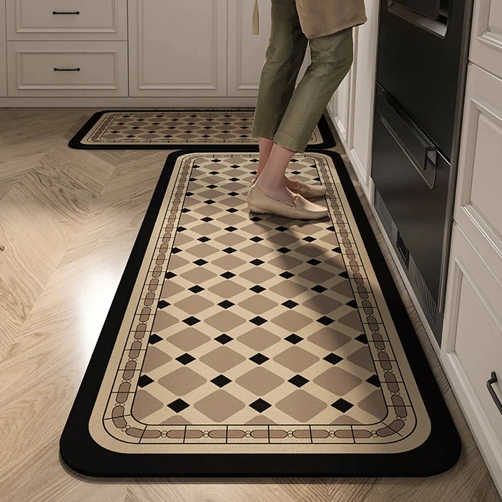 Vionara - Tapis de cuisine antidérapant en textile texturé | Vionara