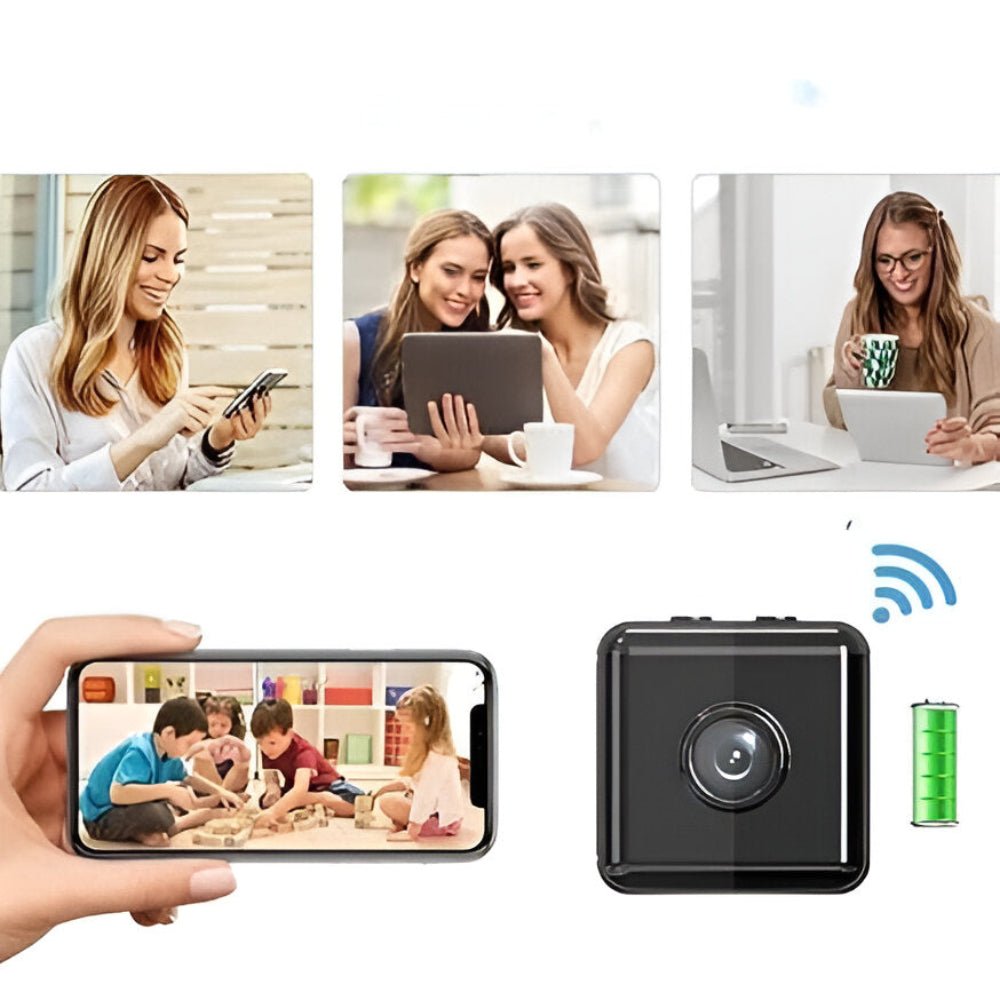 Vionara - Caméra de surveillance WiFi compacte en plastique résistant | Vionara