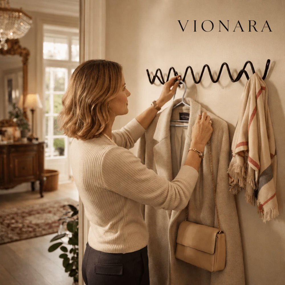 Vionara - Patère murale en métal minimaliste | Vionara
