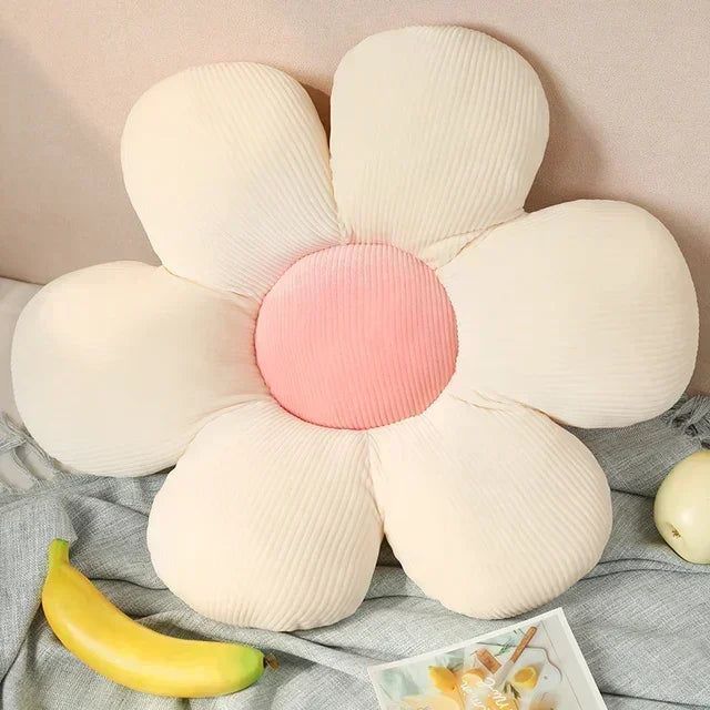 Vionara - Coussin décoratif en forme de fleur en polyester | Vionara