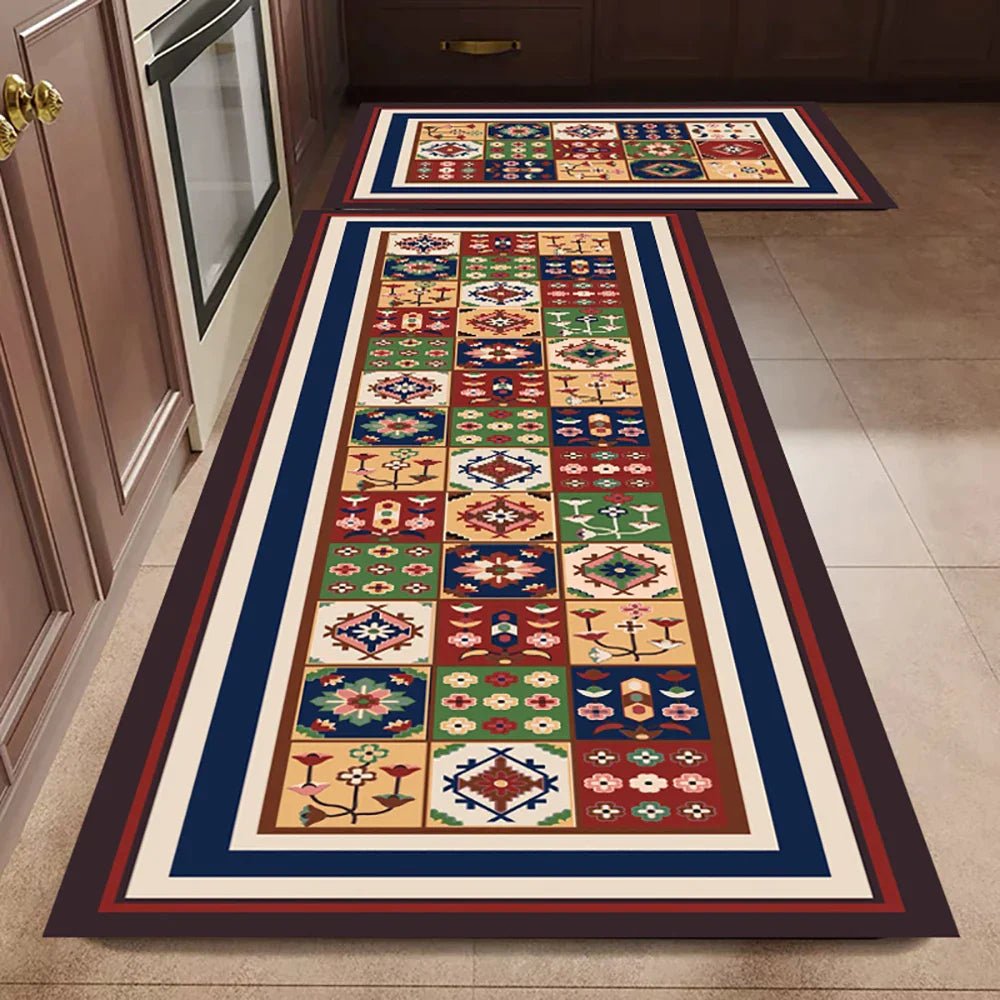 Vionara - Tapis de cuisine antidérapant en textile texturé | Vionara