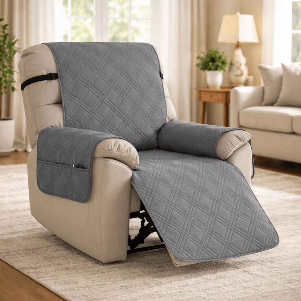 Vionara - Housse protectrice imperméable pour fauteuil relax matelassé | Vionara