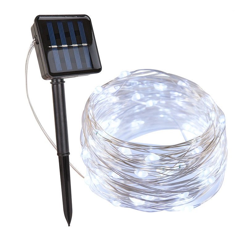 Vionara - Guirlande lumineuse solaire en cuivre étanche | Vionara