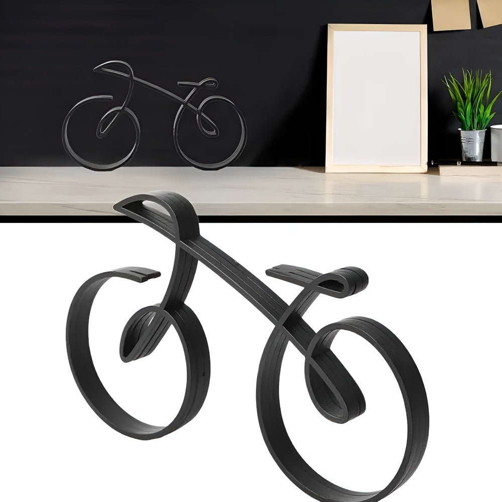 Vionara - Sculpture cycliste en métal style minimaliste | Vionara