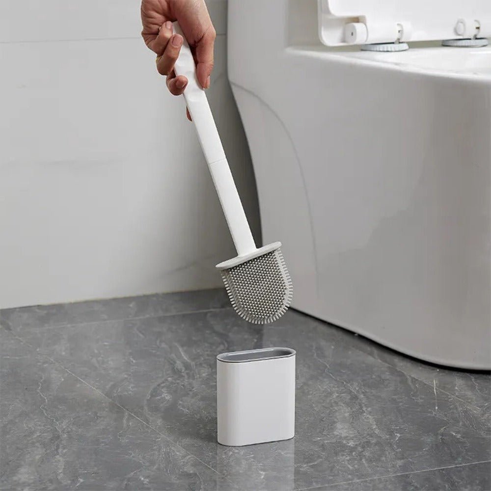 Vionara - Brosse WC silicone antibactérien murale | Vionara