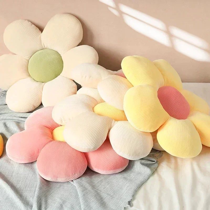 Vionara - Coussin décoratif en forme de fleur en polyester | Vionara