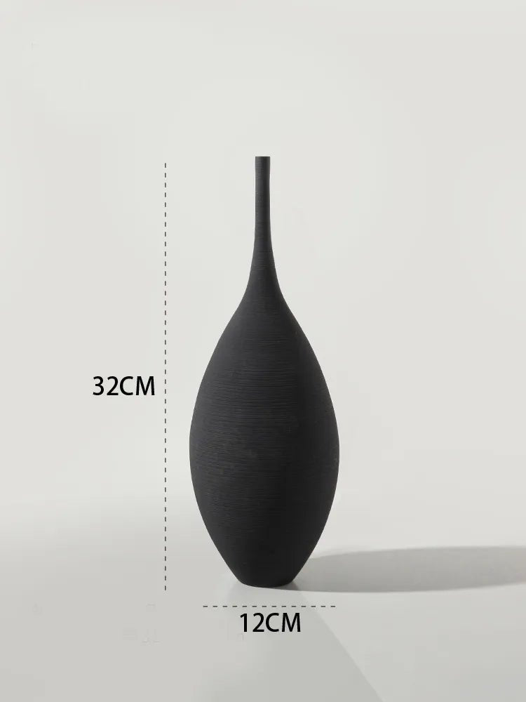 Vionara - Vase en céramique mate minimaliste – style scandinave | Vionara