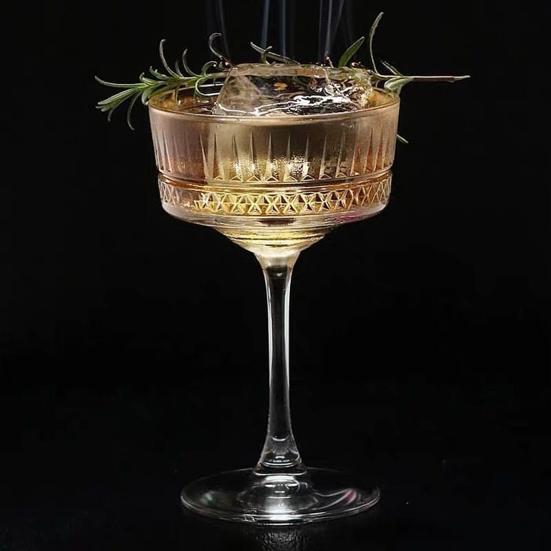 Vionara - Lot de 2 verres à cocktail en verre soufflé | Vionara