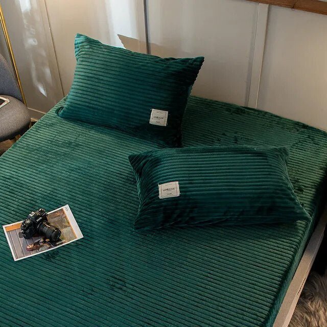 Vionara - Housse de couette en velours texturé – Toucher doux et chaleureux | Vionara