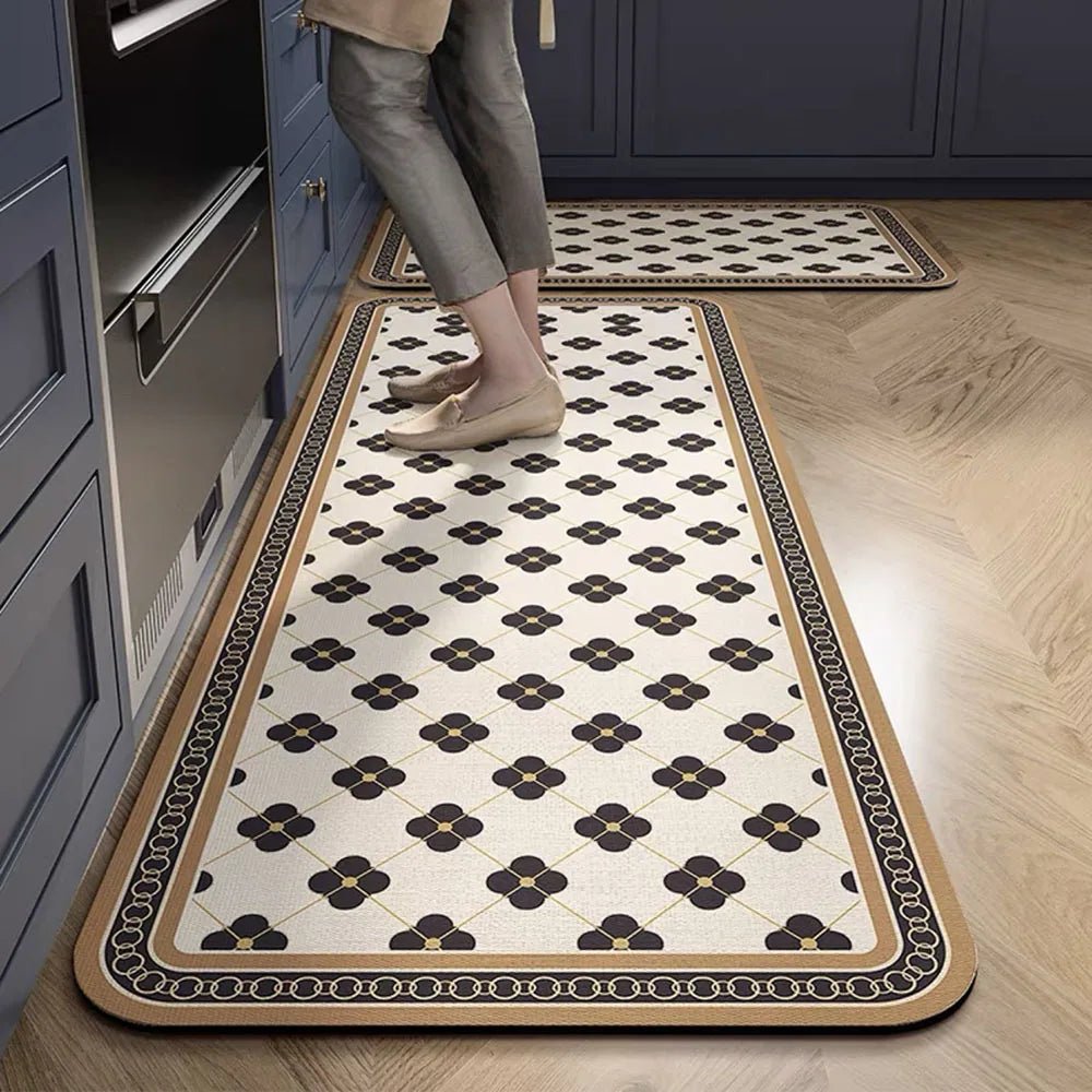 Vionara - Tapis de cuisine antidérapant en textile texturé | Vionara