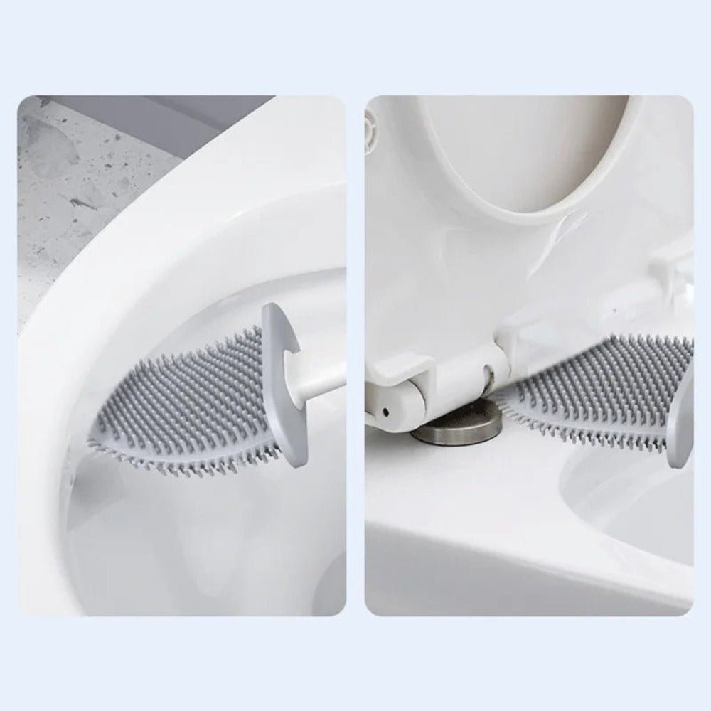 Vionara - Brosse WC silicone antibactérien murale | Vionara
