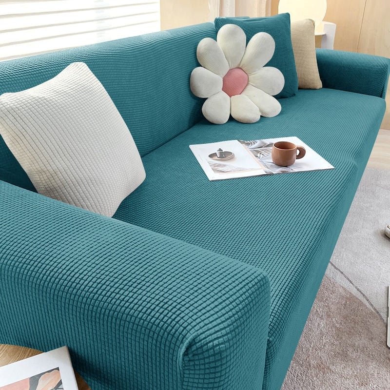 Vionara - Housse de canapé extensible en tissu texturé | Vionara