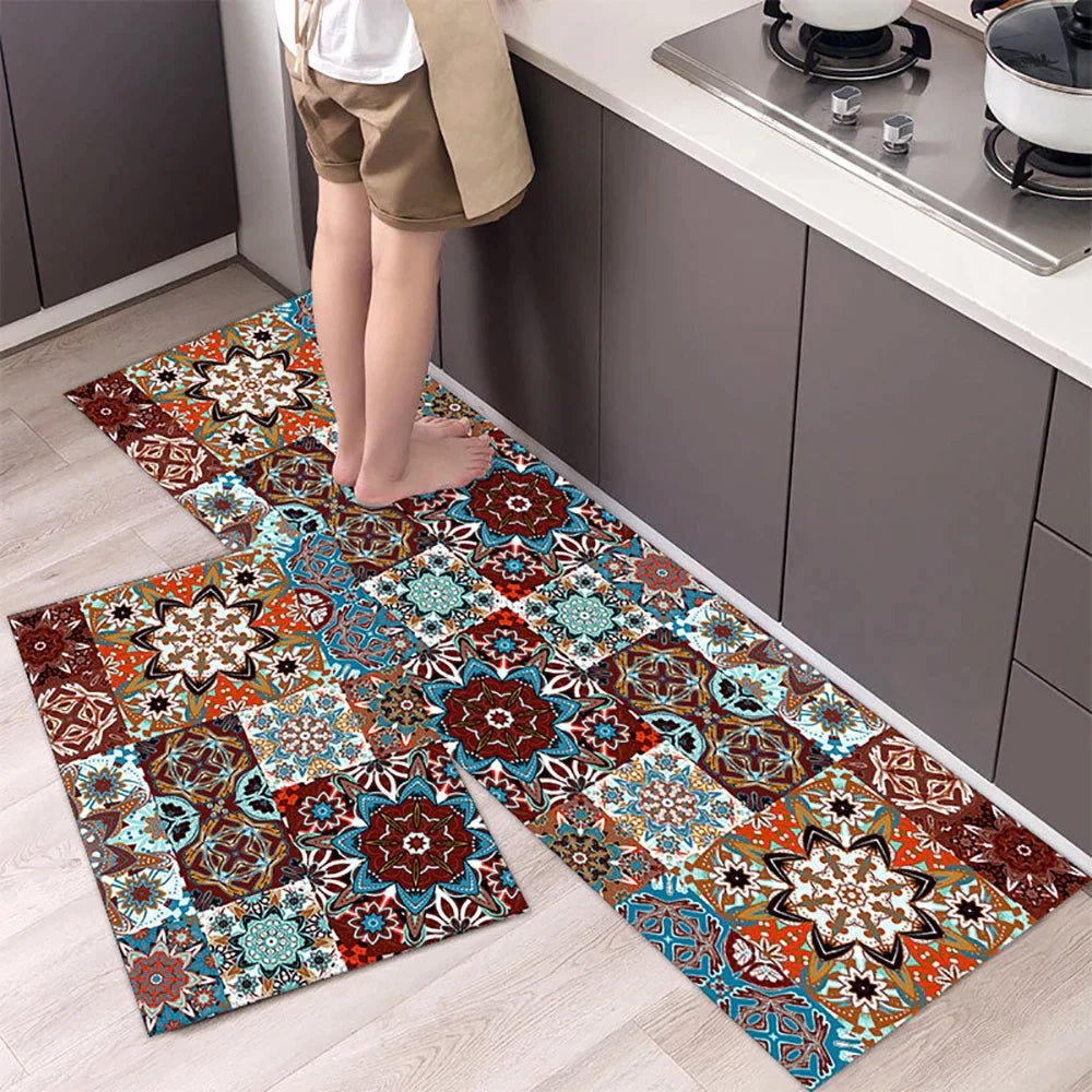 Vionara - Tapis de cuisine antidérapant en textile texturé | Vionara