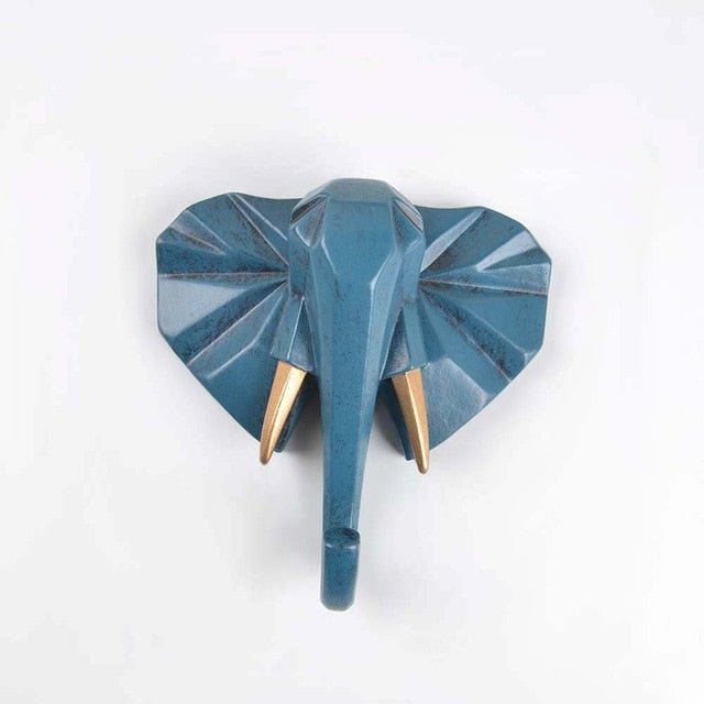 Vionara - Patère murale décorative en résine – Design géométrique animalier | Vionara