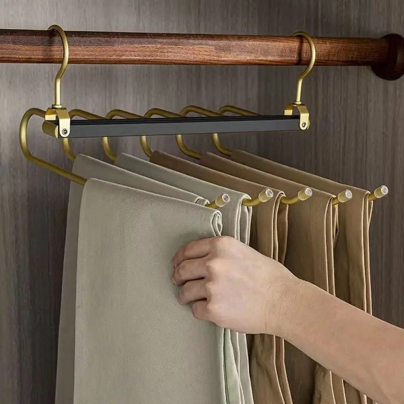 Vionara - Cintre à pantalons gain de place en aluminium | Vionara