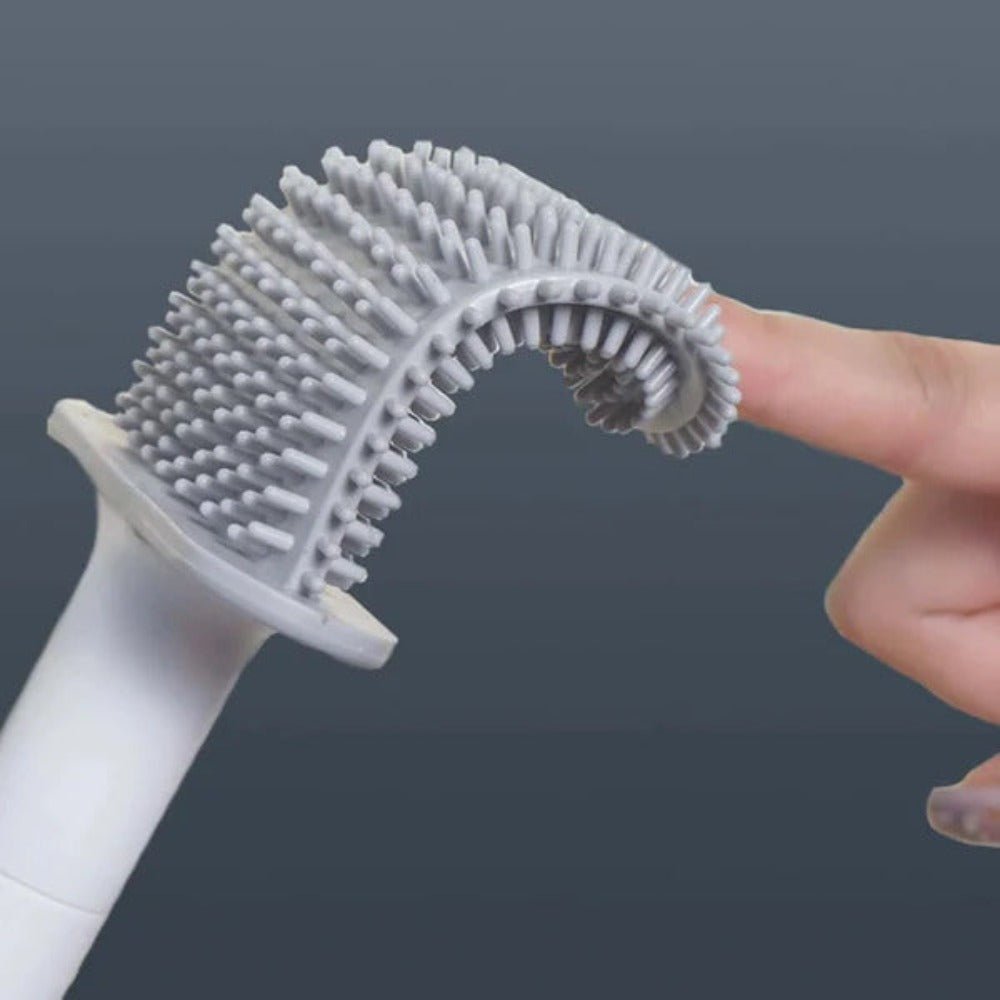 Vionara - Brosse WC silicone antibactérien murale | Vionara