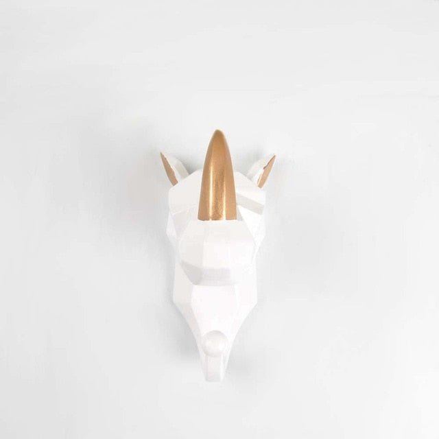 Vionara - Patère murale décorative en résine – Design géométrique animalier | Vionara