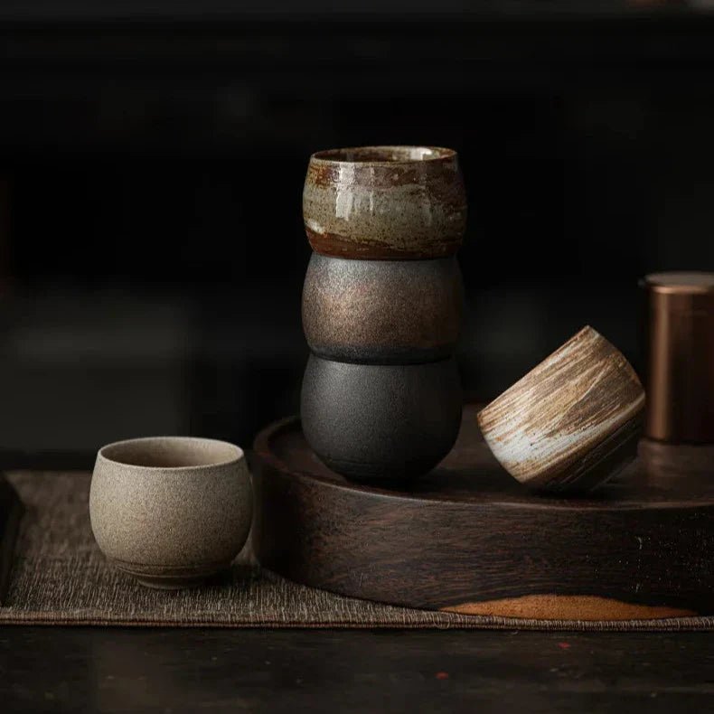 Vionara - Tasses à espresso en céramique artisanale émaillée | Vionara