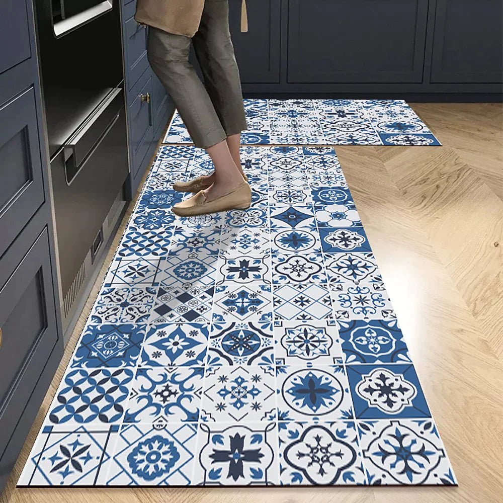 Vionara - Tapis de cuisine antidérapant en textile texturé | Vionara
