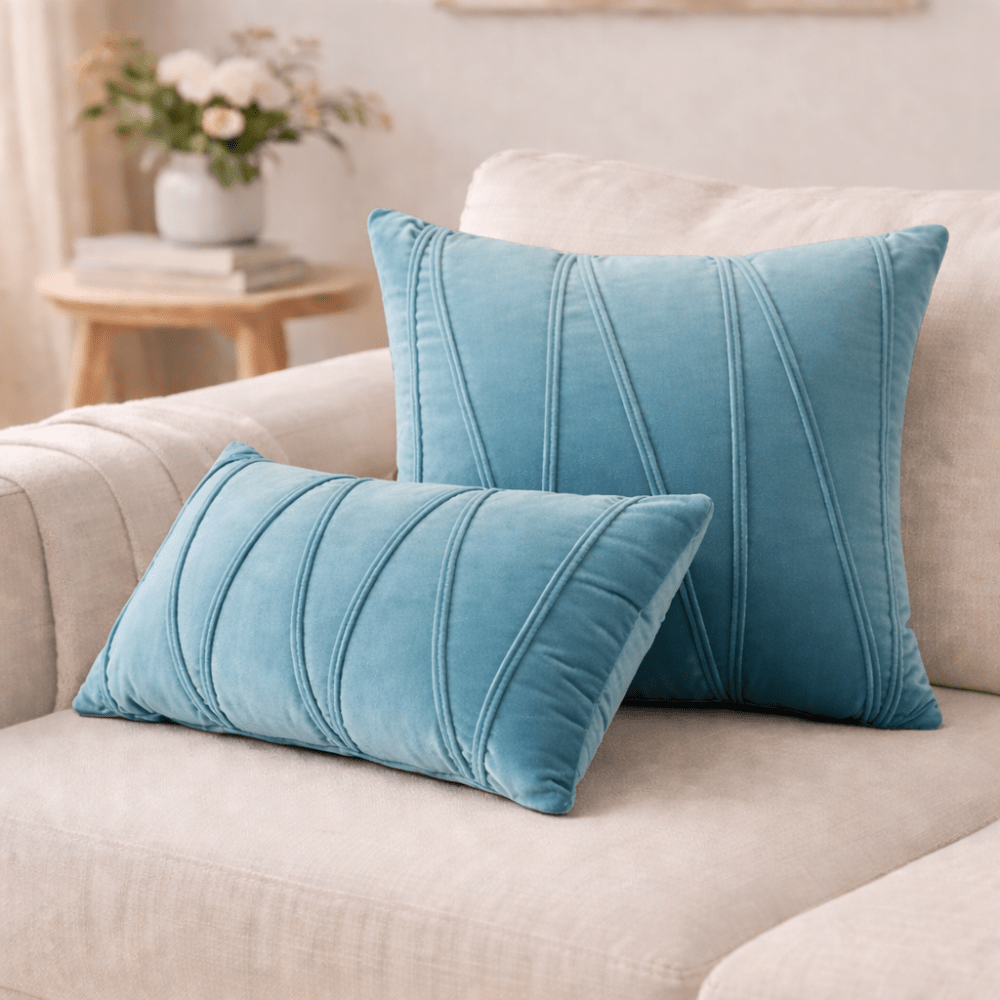 Vionara - Coussin décoratif en velours doux avec housse amovible | Vionara