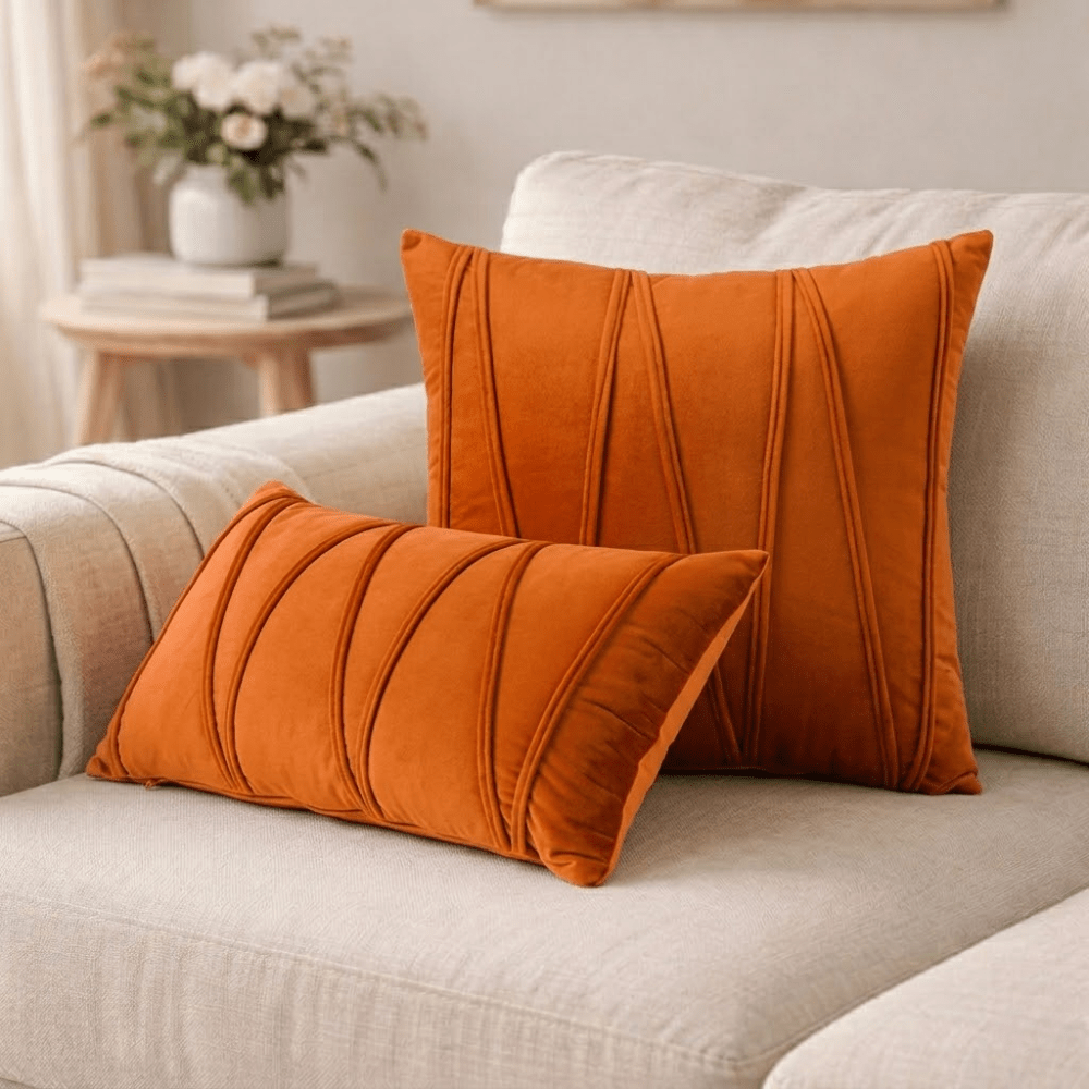Vionara - Coussin décoratif en velours doux avec housse amovible | Vionara