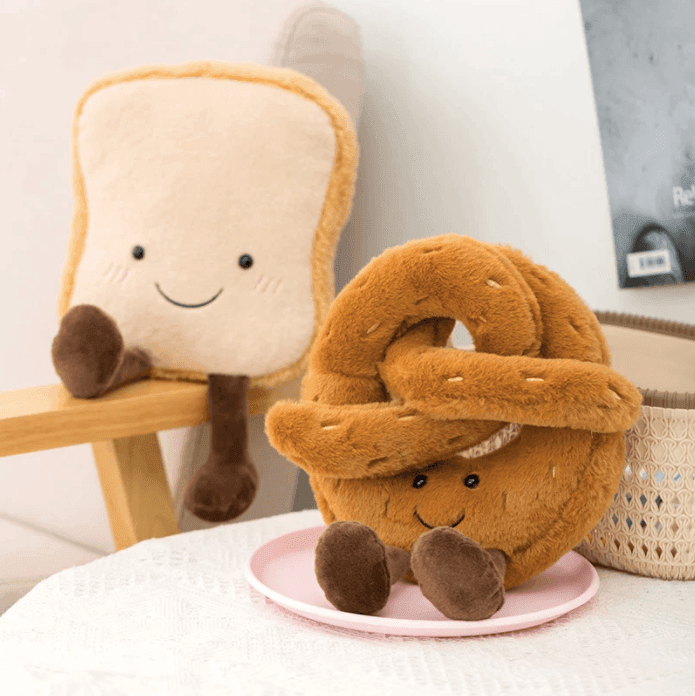 Vionara - Peluche décorative moelleuse forme croissant | Vionara