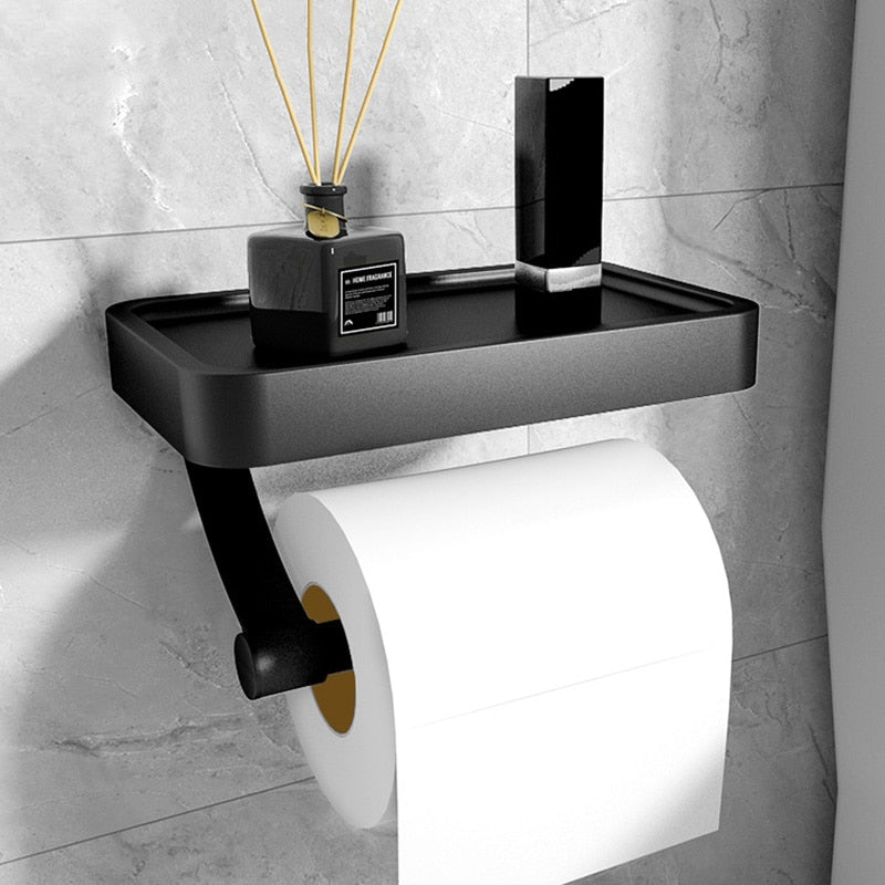 Vionara - Porte-papier toilette mural en acier inoxydable | Vionara
