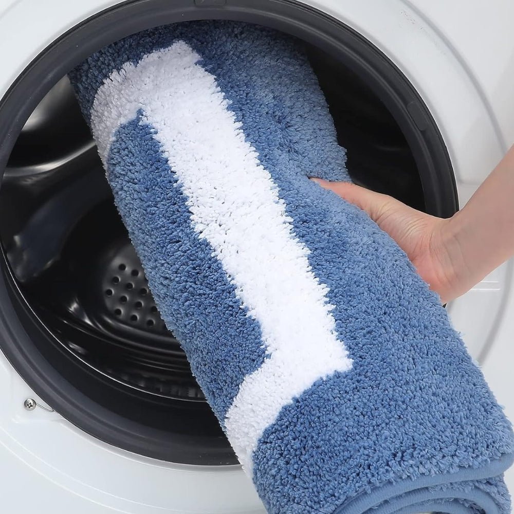 Vionara - Tapis de bain antidérapant à bordure moderne | Vionara
