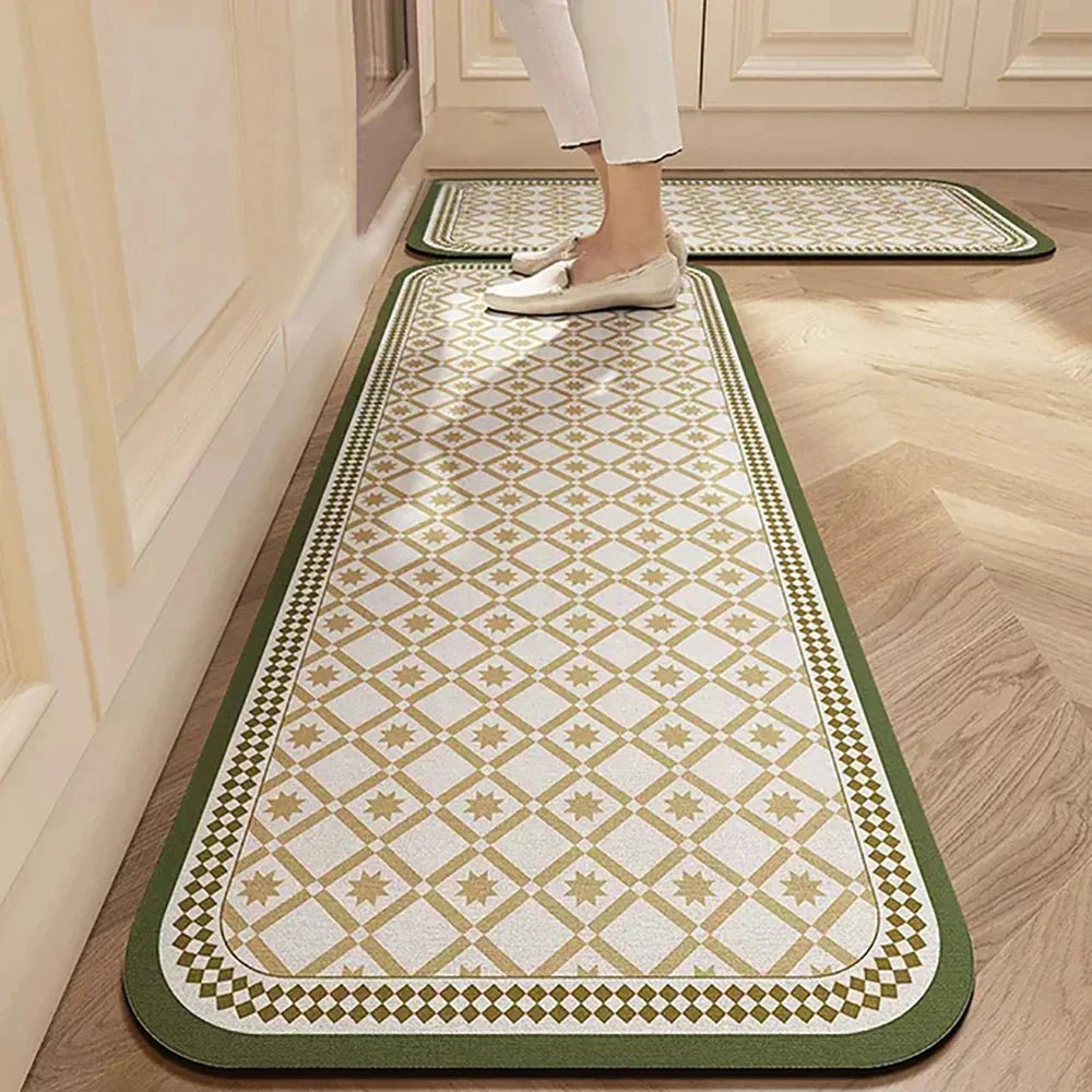 Vionara - Tapis de cuisine antidérapant en textile texturé | Vionara